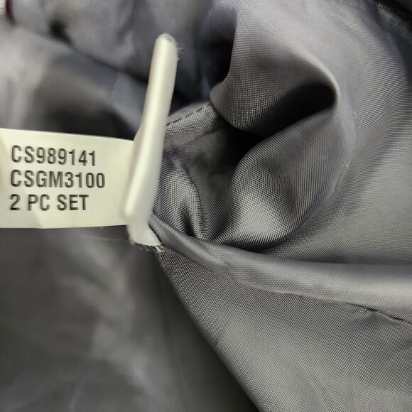 Calvin Klein Womens Blazer Jacket Size 14 1 Button Gray Lined Polyester Rayon - Picture 11 of 12